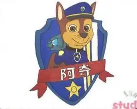 汪汪队阿奇简笔画 汪汪队阿奇简笔画教程