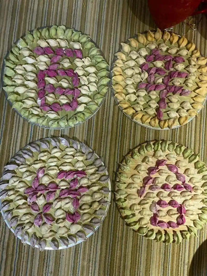 婚礼用五彩水饺 婚礼有它提升好几个level 新婚少不了饺子🥟?