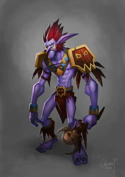 q版巨魔欧美魔兽wow