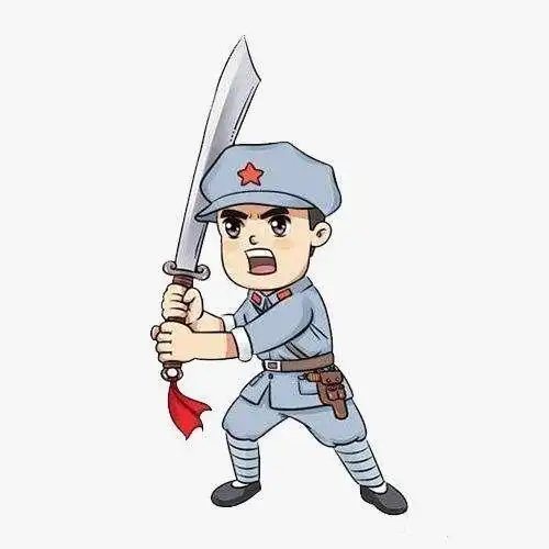 红军简笔画 ,中国红军怎么画-养娃家小兵卡通简笔画老红军简笔画职业