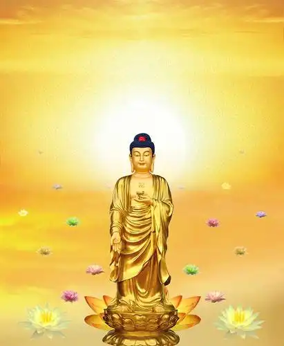 xt13413中式玄关佛光普照阳光如来佛祖金光玄关