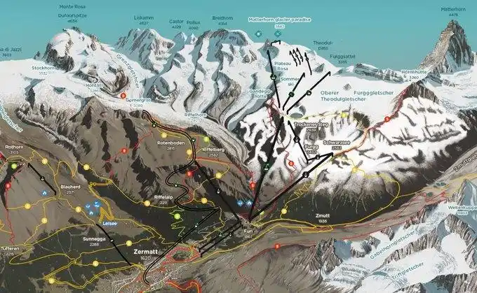 12天10徒步卢塞恩少女峰马特洪峰洛桑拉沃