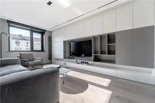 远洋公馆现代简约风格客厅装修效果图