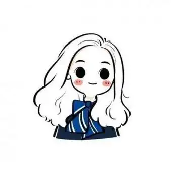 卡通动漫头像简笔画可爱女生