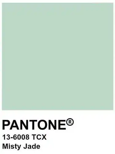 ▼今天想来说一个让人看了就很清爽舒适的"小清新"色——薄荷绿.