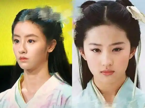 撞脸刘亦菲的女明星只有她翻车了