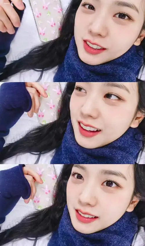 金智秀怼脸状态#谁还没看过这个可爱怼脸小兔子～水灵灵的0707