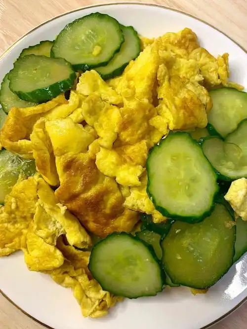 一人食黄瓜炒鸡蛋34巨下饭的家常菜