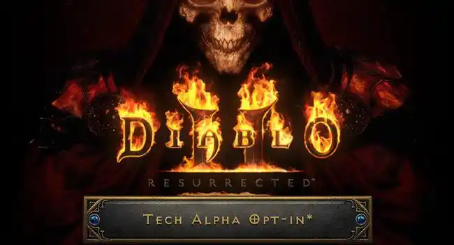 《暗黑破坏神2:狱火重生》美国官网的右上角,你可以看到opt-in的图标