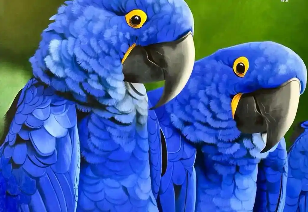 紫蓝金刚鹦鹉(学名:anodorhynchus hyacin - 抖音