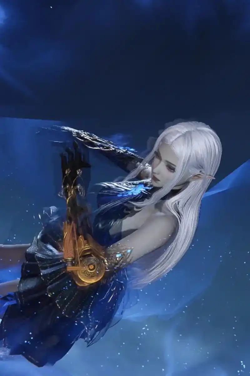 暗夜精灵版季莹莹#永劫无间捏脸挑战 - 抖音