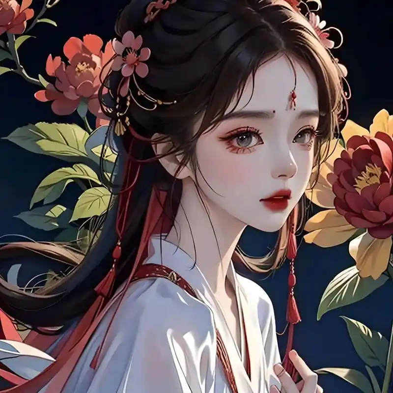 岁月不堪数,故人不如初#动漫女头 #优质头像 #古装仙女插画 - 抖音