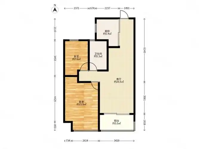 海华花园二手房,83万,2室1厅,1卫,90平米-常州安居客
