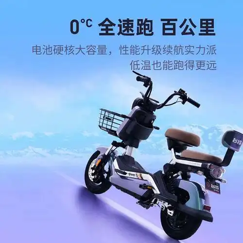 台铃潮猛电动车碟刹超长续航石墨烯电池男女学生女士长跑王电动车