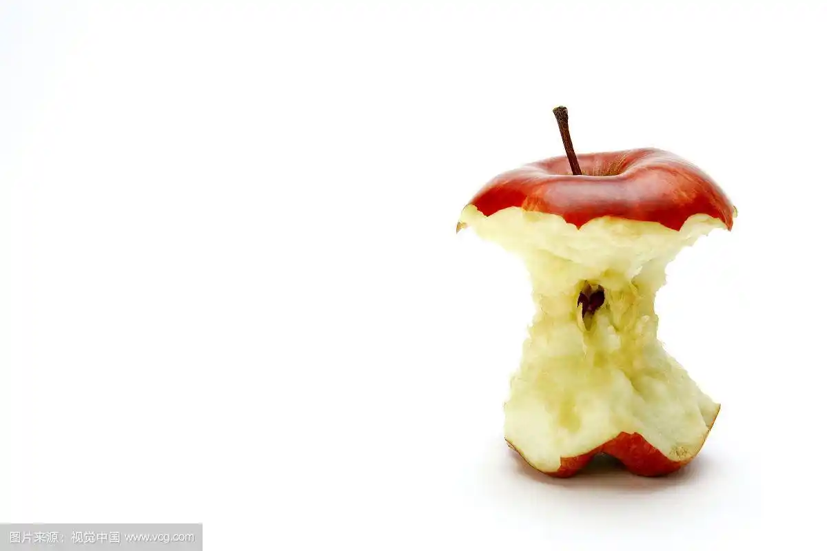 苹果核,水果,苹果
