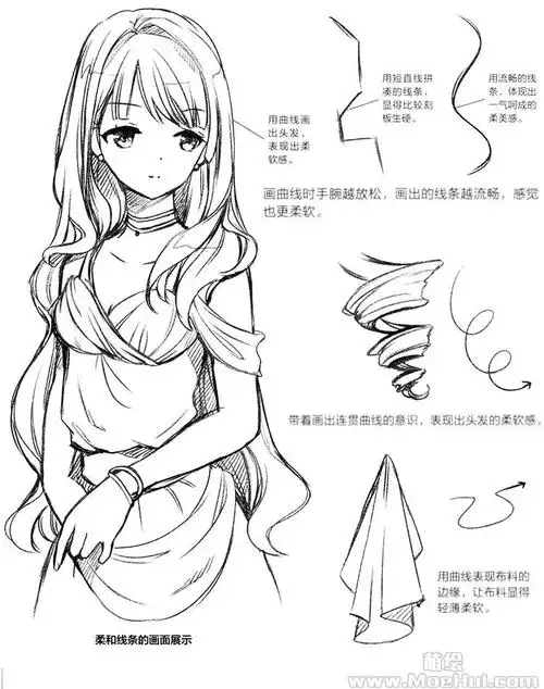 零基础漫画入门1线条的基础与运用