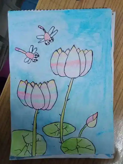 学习最爱的画画,发挥我的想象力,勾画出美丽的线条