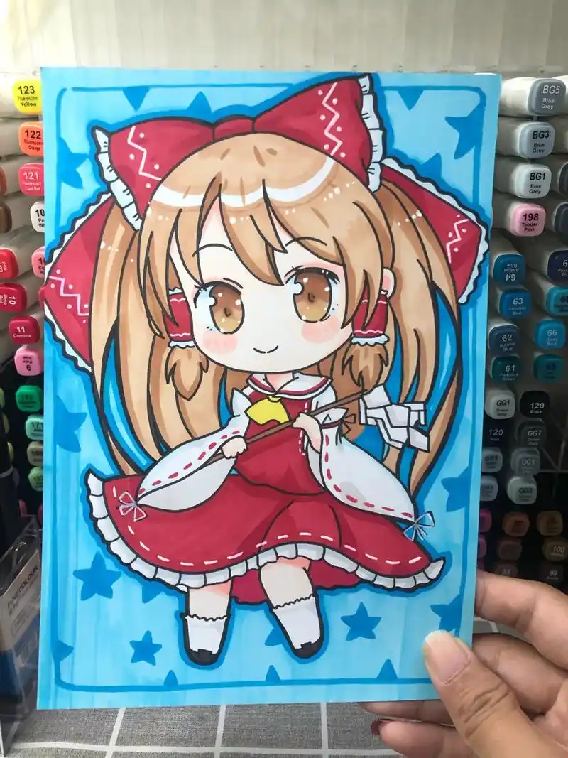 26|100 幅q版动漫女生人物|初级动漫人物(线稿)#想画 - 抖音