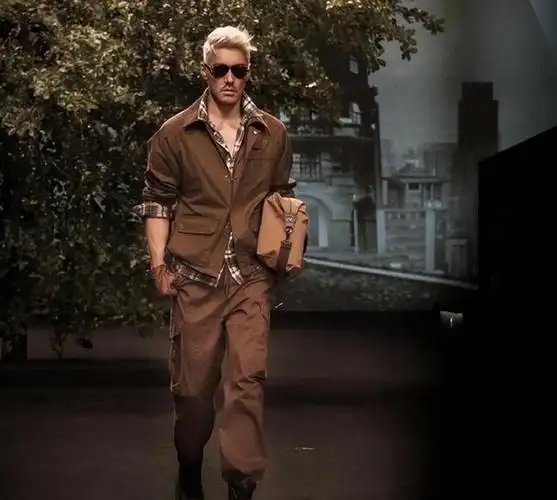 胡兵上海时装周新造型太燃了网友这才是不老男神53如23岁