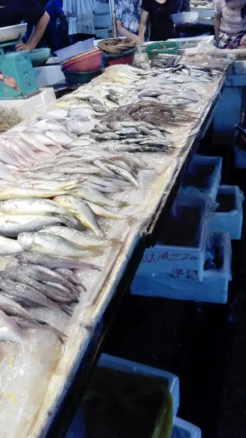 菜市场的海鲜档【h30 l01拍摄】