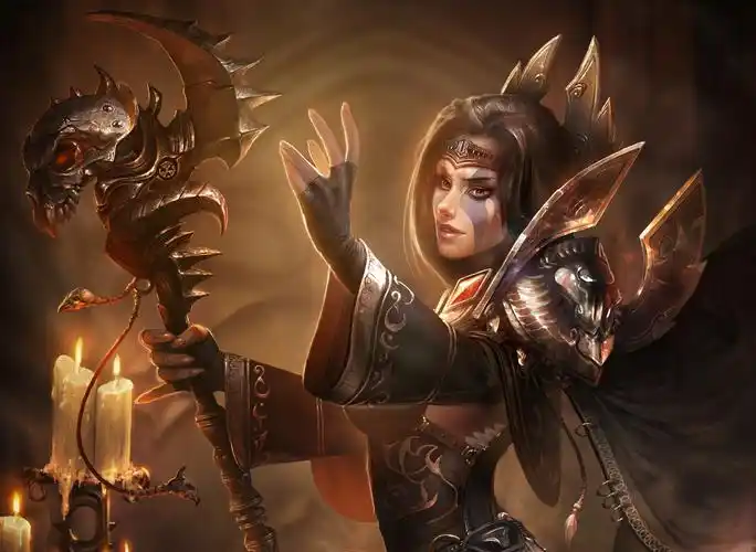 娱乐游戏魔兽世界艺术设计幻想艺术动漫人物幻想女孩电脑游戏技术蜡烛