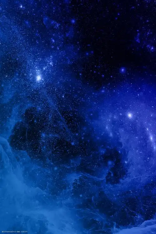 唯美大气梦幻星空背景海报