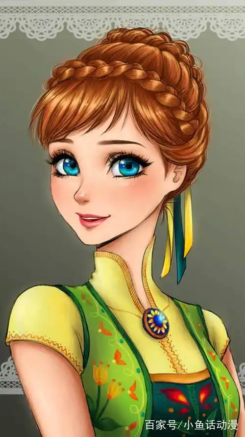 冰雪奇缘:25种不同形象的安娜公主,赛亚人版很傲娇!