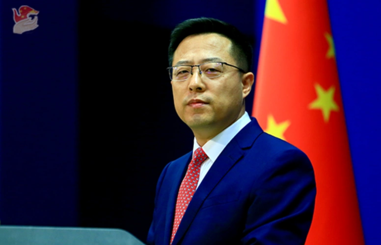 赵立坚我们对美国的飞机没兴趣