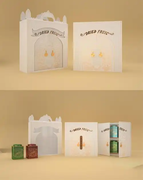 包装设计| 奇疆饴果礼盒食品包装设计