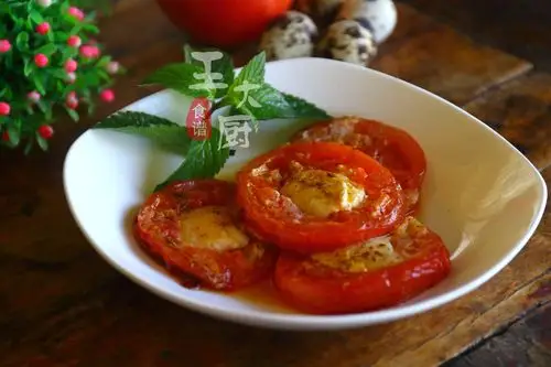 番茄煎鹌鹑蛋,酸甜适口,老少皆宜,精致小吃快学起来