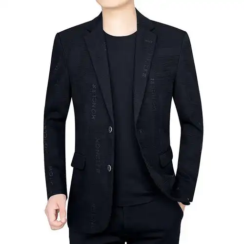 品牌西装男士外套2022春季新款韩版潮流高端上衣堡利郎西服男装