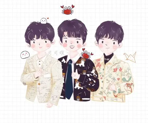 tfboys 手绘-可可欢
