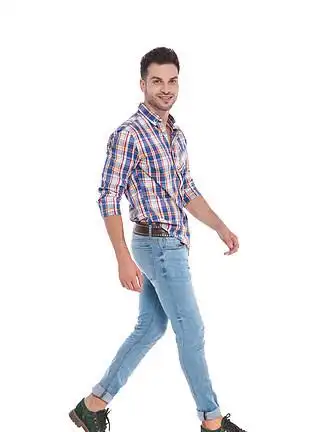 图片免费下载_侧面走的卡通人物素材_侧面走的卡通人物模板-千图