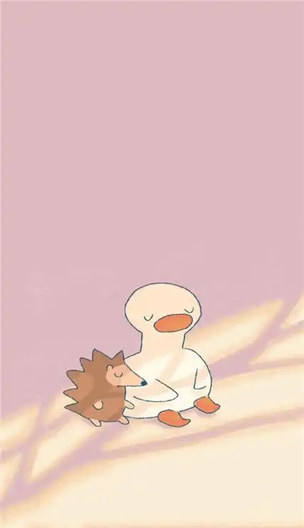 2021超级治愈的鸭鸭卡通手机壁纸