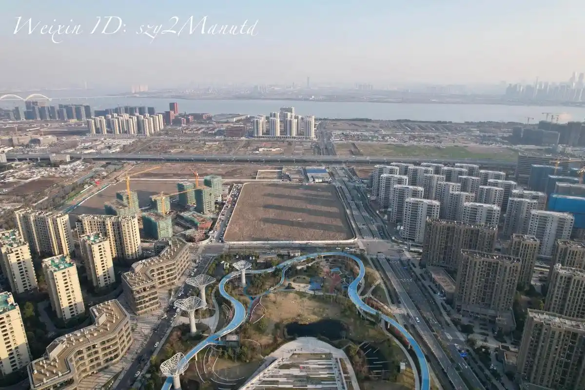 航拍艮北,钱江新城二期.图4是2月7 - 抖音