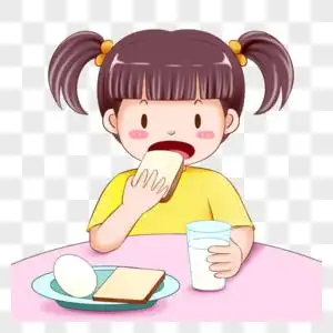 吃早饭素材图片
