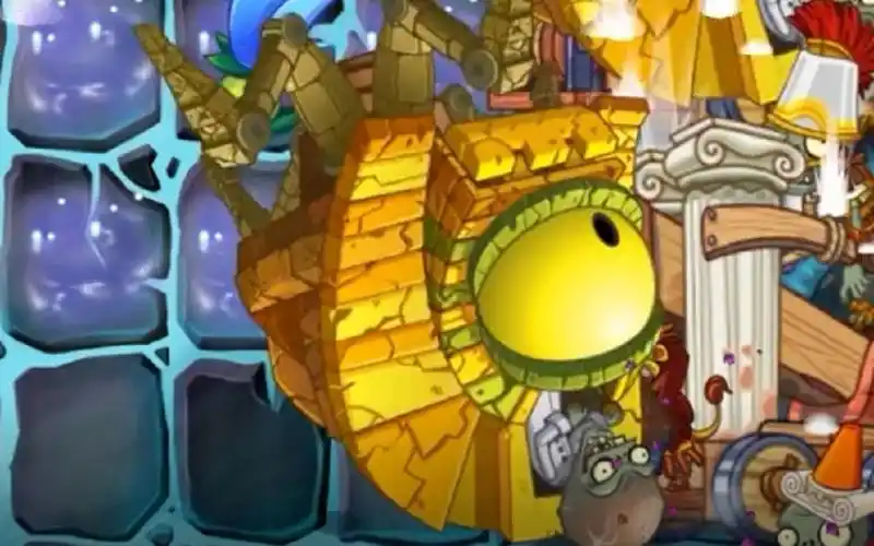 投石车僵尸扔出了奇怪的东西!