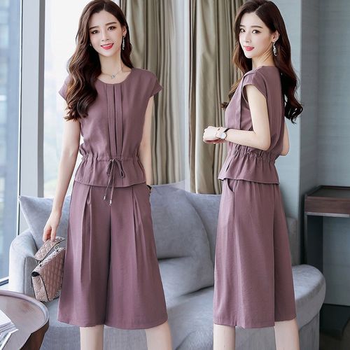 雪纺阔腿裤套装女夏两件套时尚 - 京东 - 淘宝内部优惠券 -【所有券】