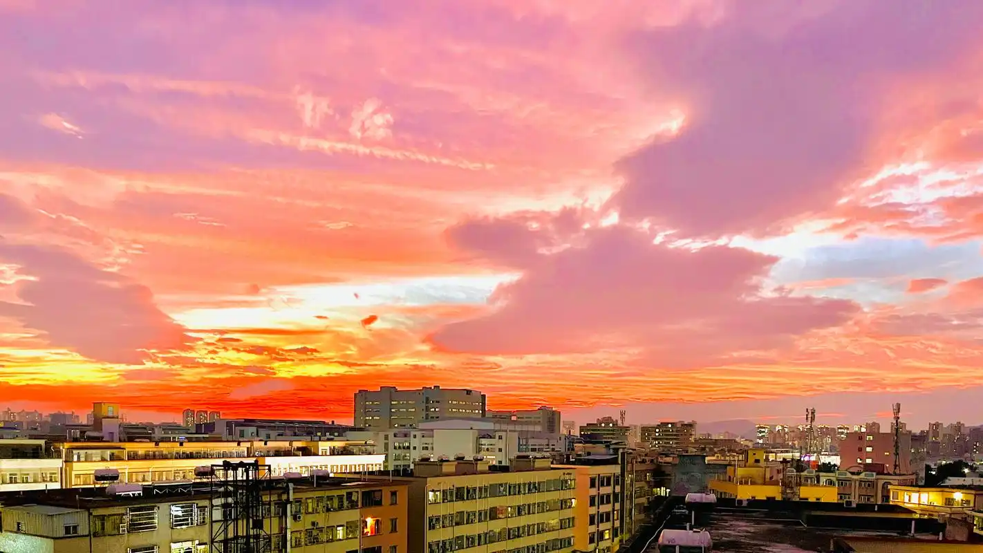 天空最美的晚霞