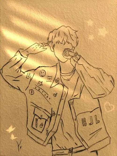 临摹  #绘画过程  #画渣  #tnt时代少年团  #贺峻霖