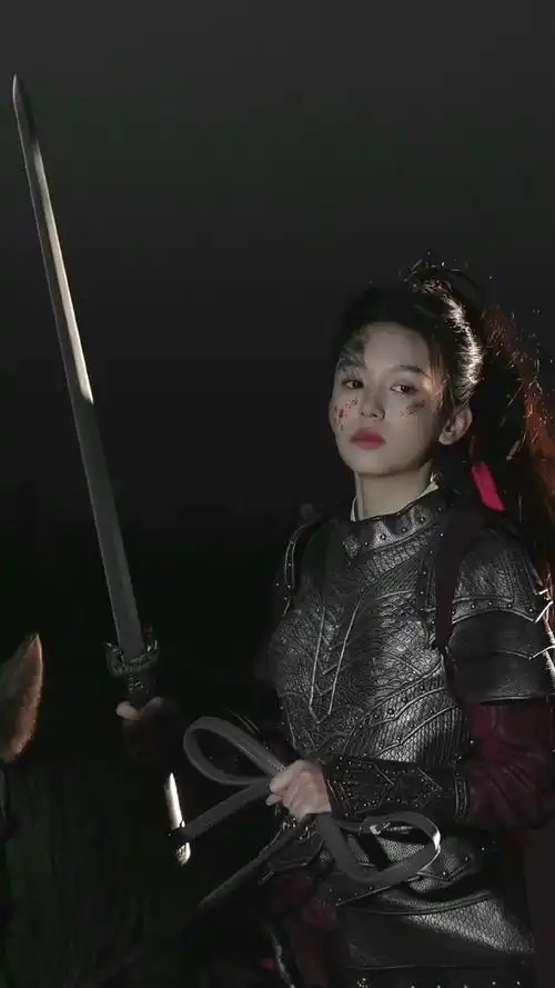 周也古装战损妆##周也女将军