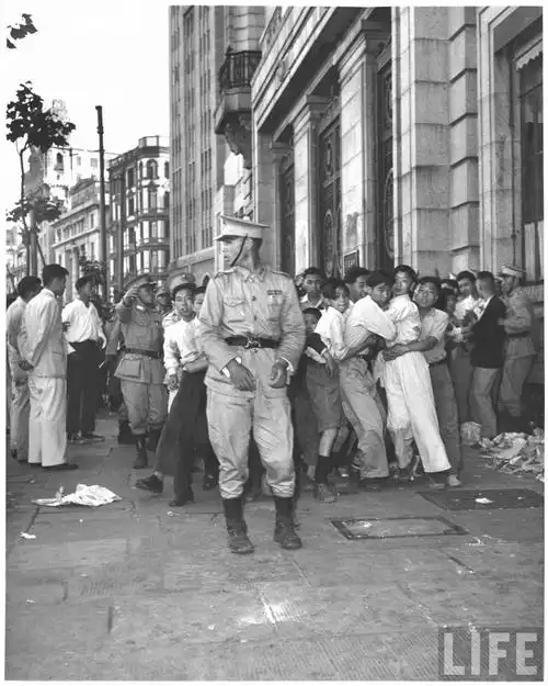 民国往事:48年交通大学学生举行反美游行示威