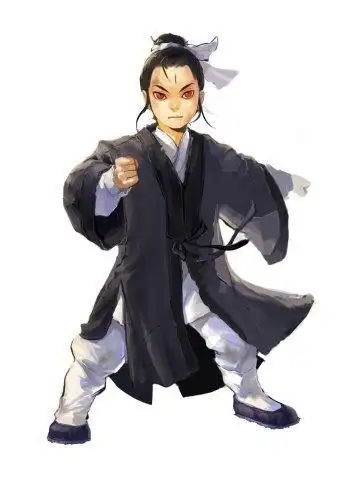 小道士卡通简笔画