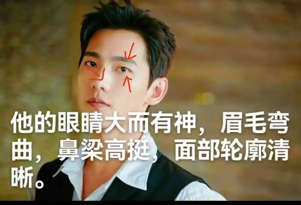 杨洋的面相分析1,五官:他的眼 睛大而有神,透露出聪明,睿智 - 抖音