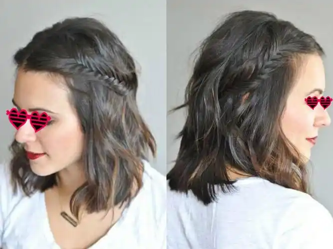 潮流lob头编发发型_波波头_女生发型大全