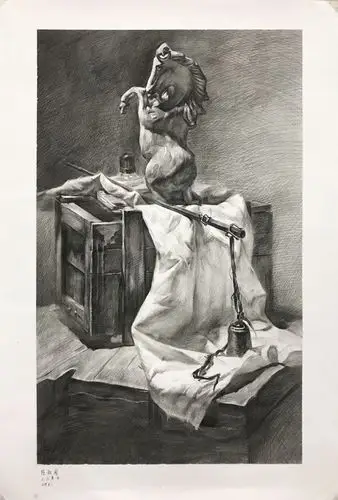 英德人人美术暑假班 素描长期作品