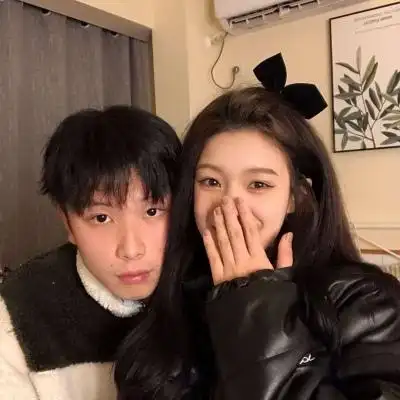 高清好看的新年2021情侣头像图片