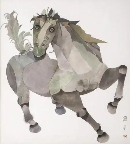 lot3 曹力 马 签名:曹力 来源:原藏家得自画家本人