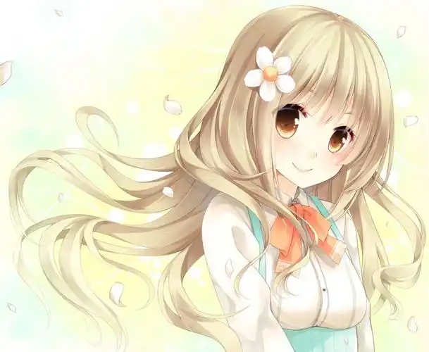 萌q版 二次元 美女 插画 动漫