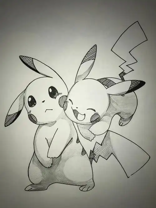 皮卡丘 手绘练习